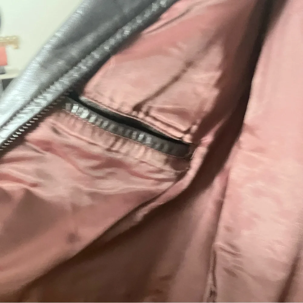 Vintage Members Only leather bomber jacket 46 XL‎